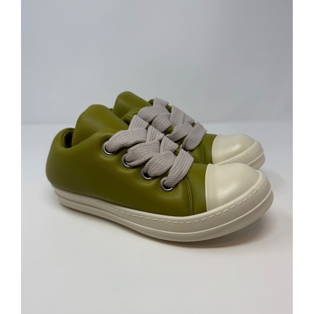 Rick Owens Mainline Padded Jumbo Lace Ramones Green Size 8 US 41 EU